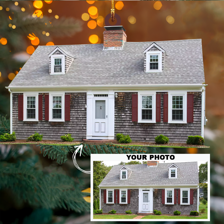 Personalized Photo Mica Ornament - Customized Your Photo Ornament V6 ARND0014