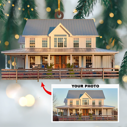 Personalized Photo Mica Ornament - Customized Your Photo Ornament V6 ARND0014