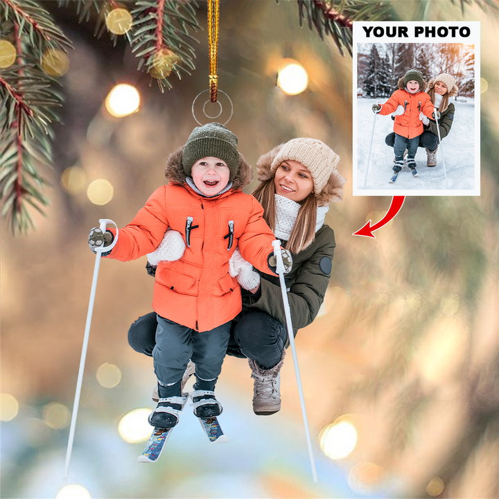 Personalized Photo Mica Ornament - Gift For Family - Customized Your Photo Ornament V18 ARND005
