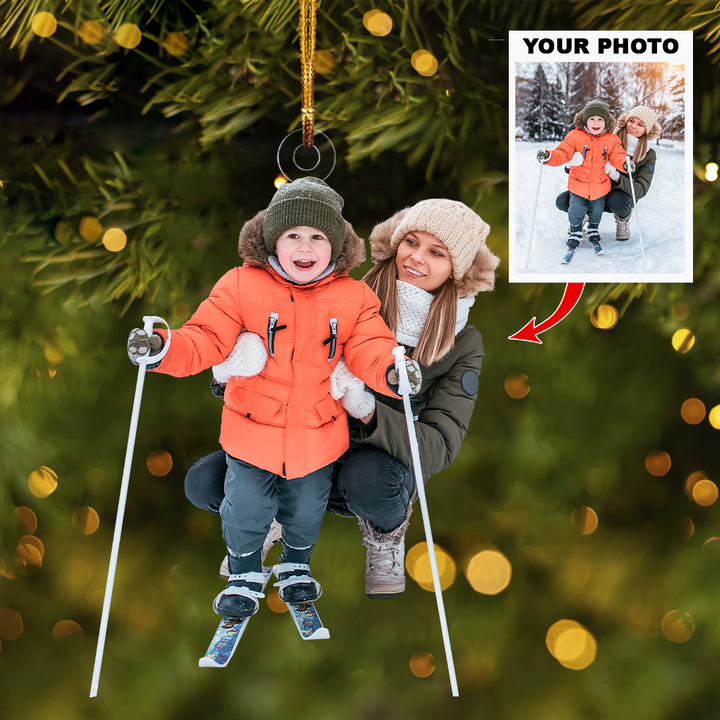 Personalized Photo Mica Ornament - Gift For Family - Customized Your Photo Ornament V18 ARND005