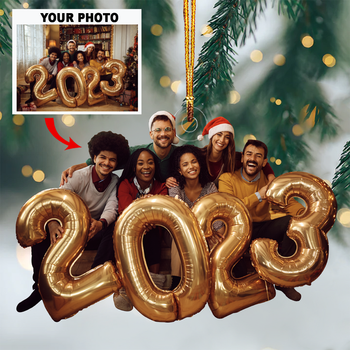 Personalized Photo Mica Ornament - Gift For Friend - Best Friends Forever ARND037