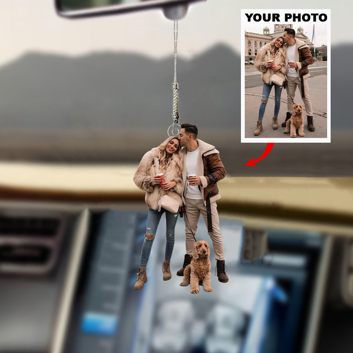 Personalized Car Hanging Ornament ARND036 UPL0VL009