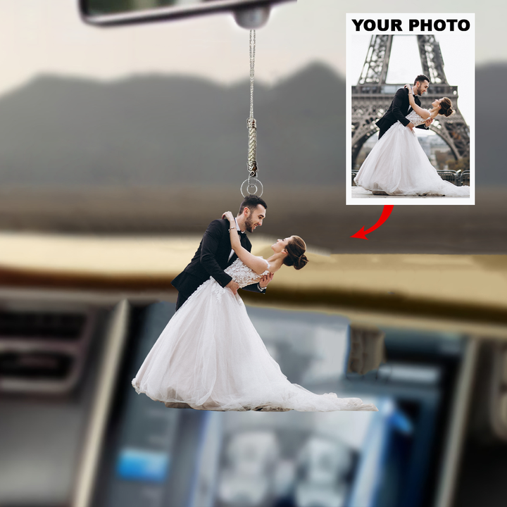Personalized Car Hanging Ornament ARND018 UPL0KH013