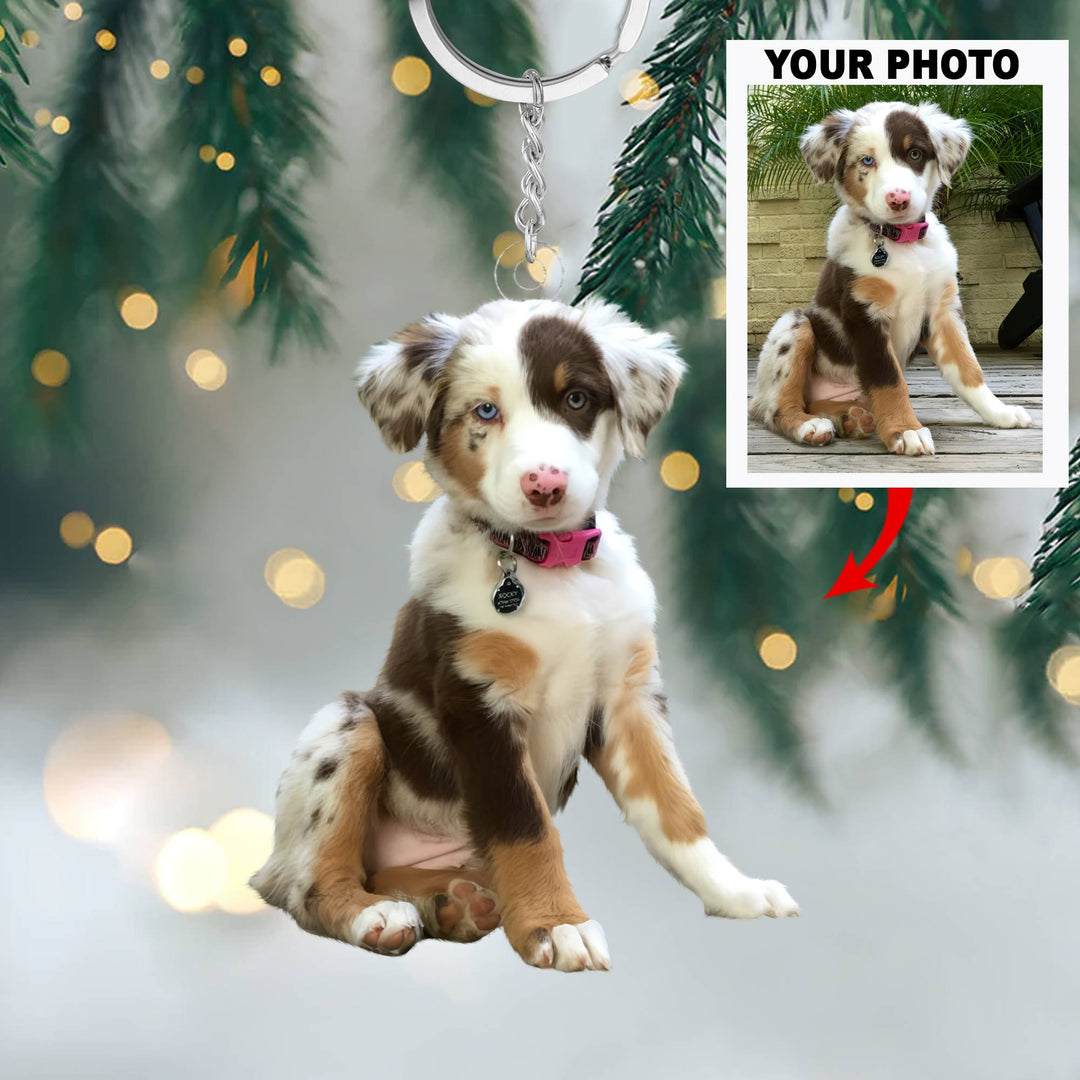 Personalized Custom Keychain - Birthday Gift For Pet Mom, Pet Dad, Dog Mom, Dog Dad, Cat Mom, Cat Dad, Dog Parents - Custom Your Photo Keychain ARND018 UPL0KH019