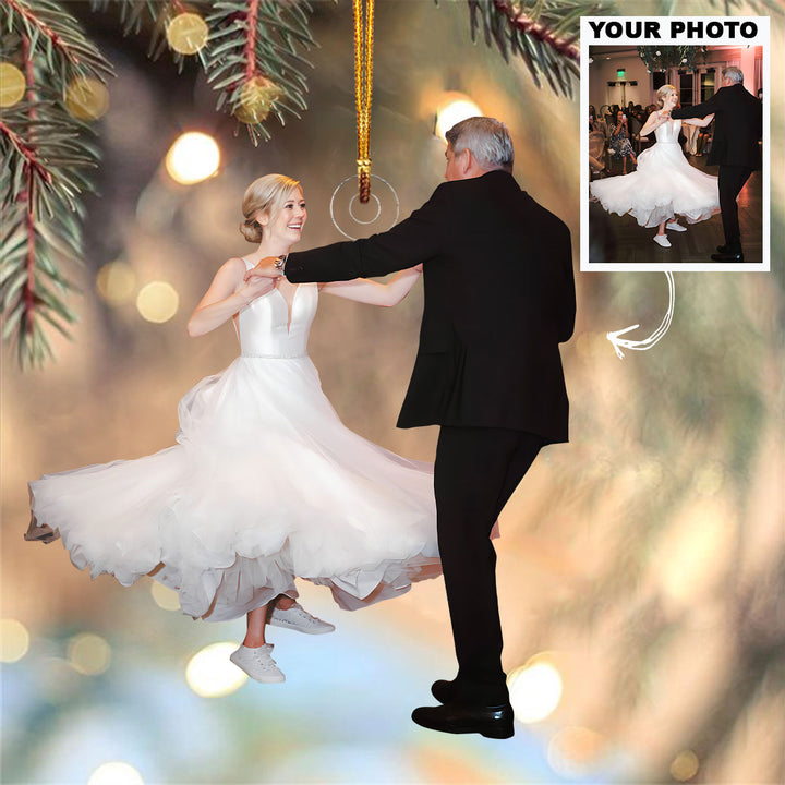 Customized Photo Ornament Special Moment With The Family V2 - Personalized Photo Mica Ornament - Christmas Gift For Family Members