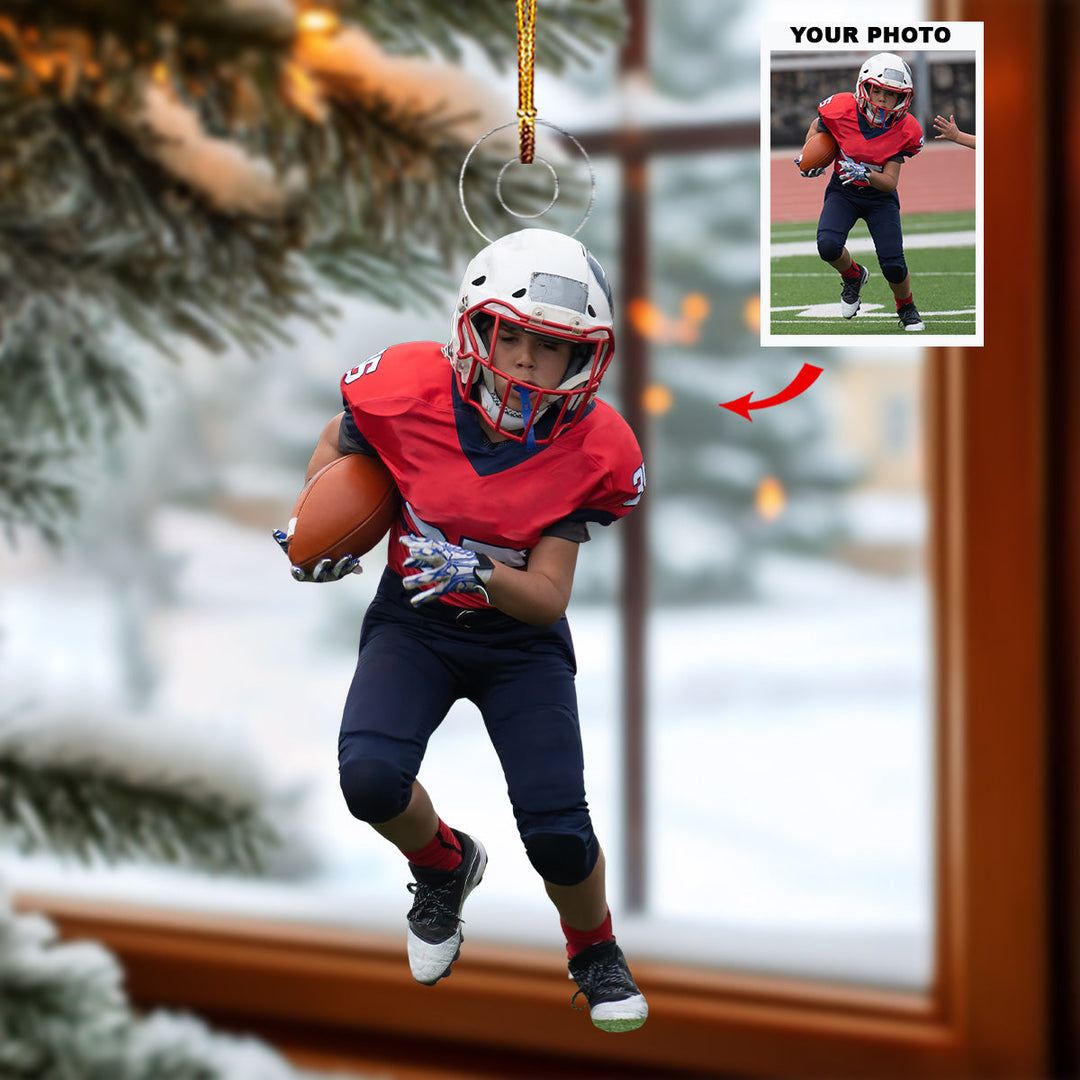Future All-Star - Personalized Photo Mica Ornament - Christmas Gift For Sport Lover