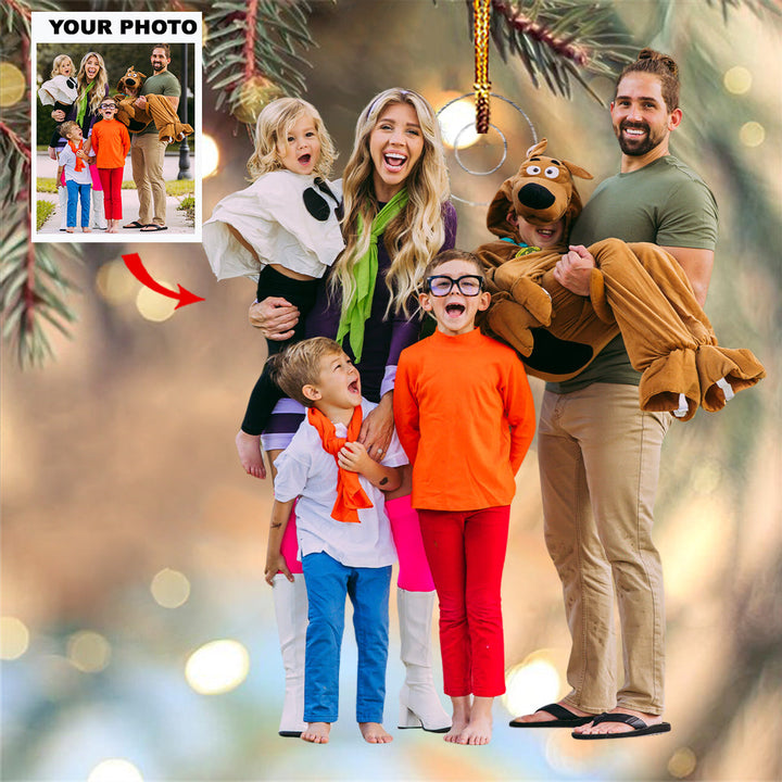 My Favorite People - Personalized Photo Mica Ornament - Gift For Family Members