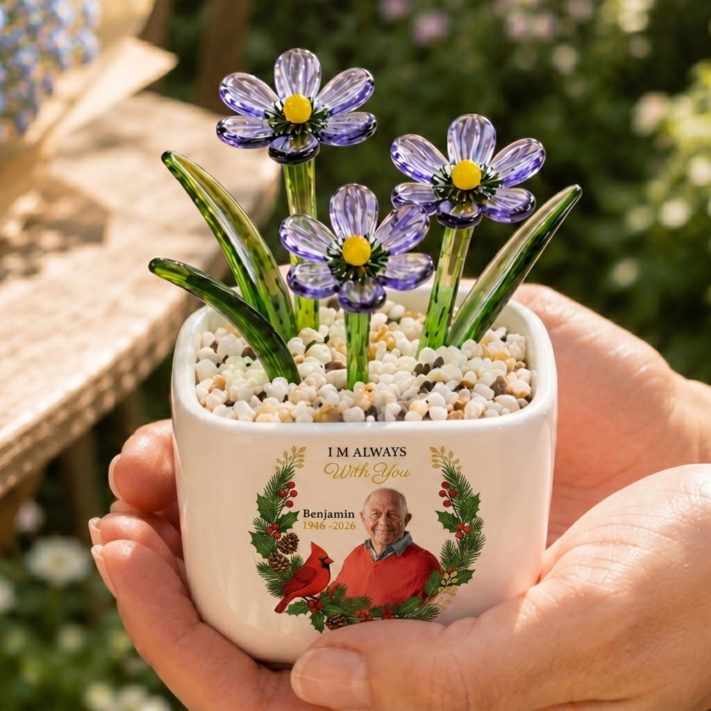 I Am Always With You - Personalized Memorial Flower Pot - Gift For Family Members, Grandparents