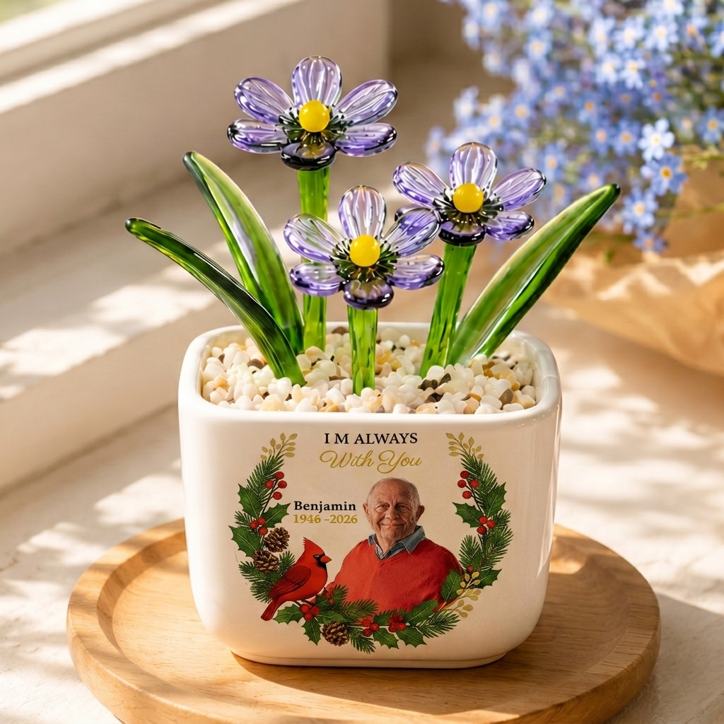 I Am Always With You - Personalized Memorial Flower Pot - Gift For Family Members, Grandparents