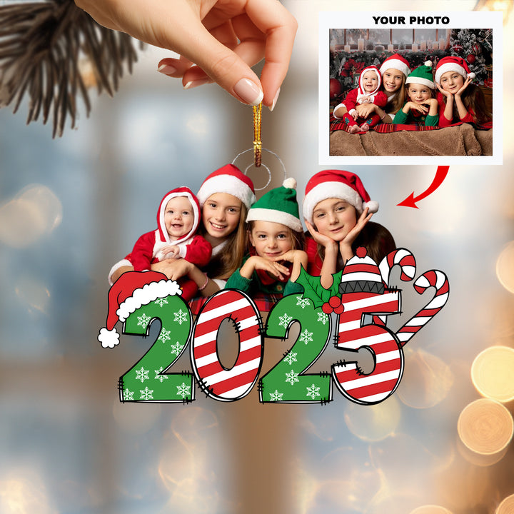 Engraved Herein - Customized Photo Ornament - Christmas Gift For Family Members UPL0LDH003