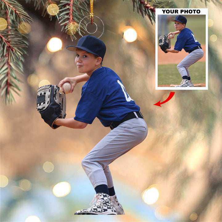 Future All Star - Personalized Photo Mica Ornament - Gift For Baseball Players, Baseball Lovers