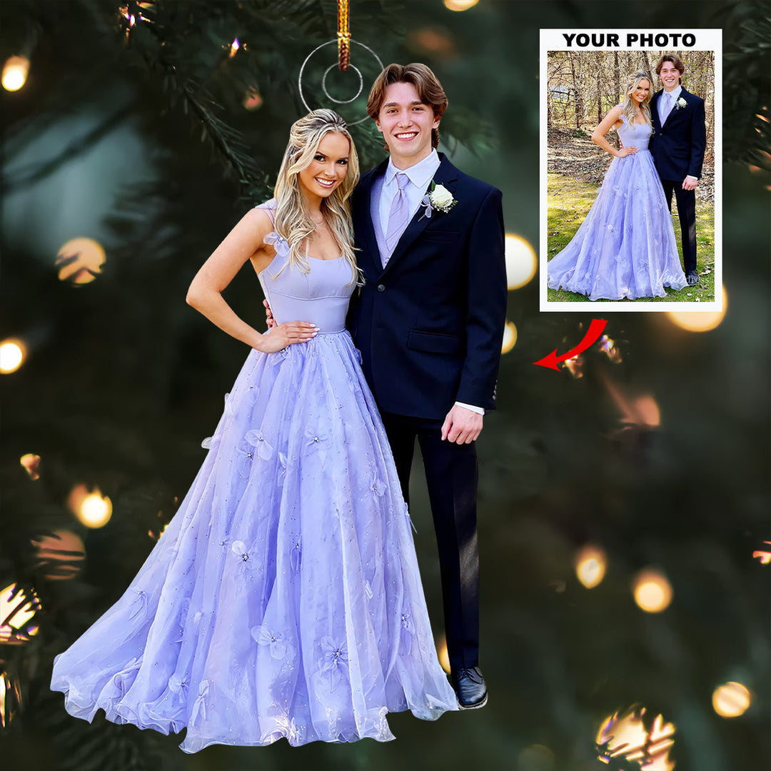 Moments Like These - Personalized Photo Mica Ornament - Christmas Gift For Couple Members, Wedding Couple, Wife, Husband