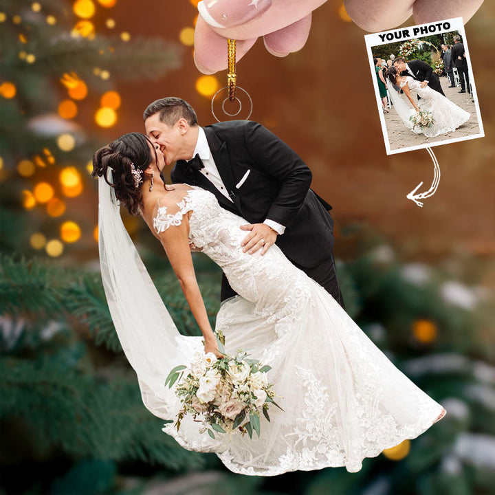 Couple Goal - Personalized Photo Mica Ornament - Gift For Couple, Family Members