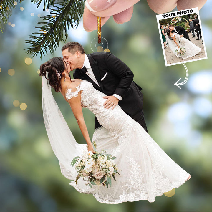 Couple Goal - Personalized Photo Mica Ornament - Gift For Couple, Family Members