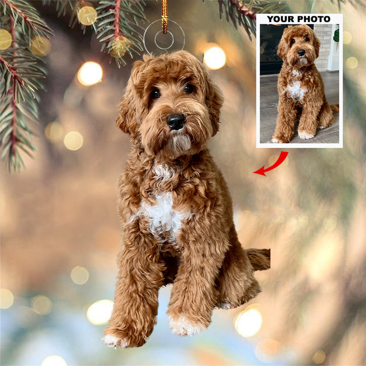 Fur-Ever Friends - Personalized Photo Mica Ornament - Christmas Gift For Dog Lovers
