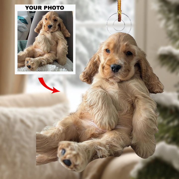 Fur Baby Bliss - Personalized Photo Mica Ornament - Christmas Gift For Dog Lovers