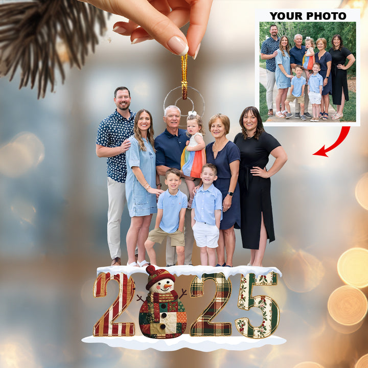 Every Moment Counts - Customized Photo Ornament - Christmas Gift For Family Members UPL0LDH004