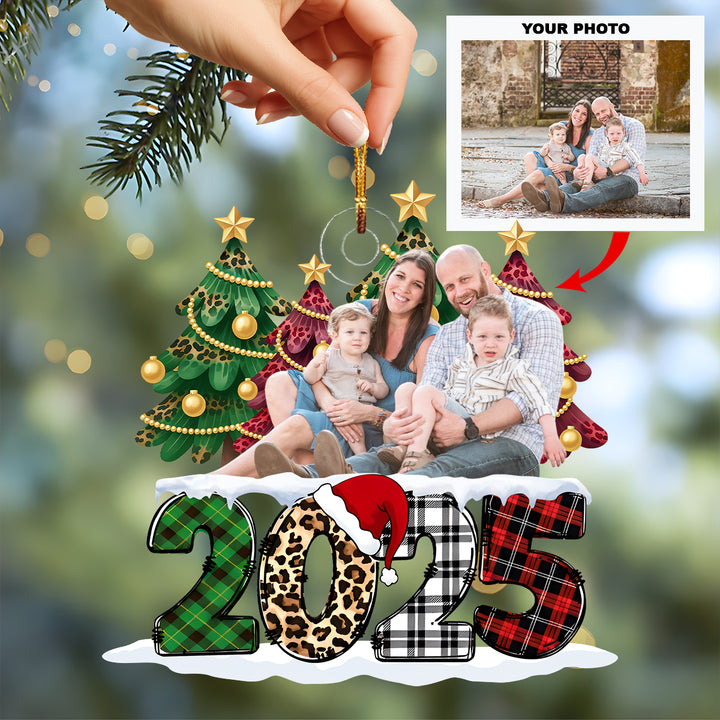 Always Together - Customized Photo Ornament - Christmas Gift For Family Members UPL0LDH001