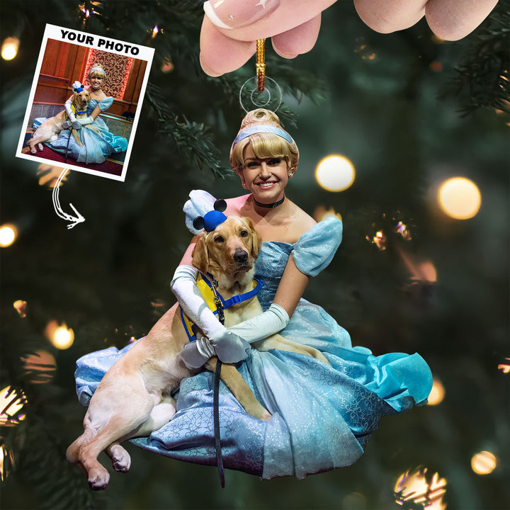 Pawsome Life - Personalized Photo Mica Ornament - Gift For  Dog Lovers, Dog Owners