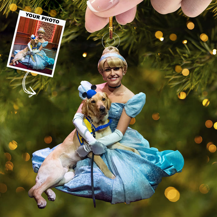 Pawsome Life - Personalized Photo Mica Ornament - Gift For  Dog Lovers, Dog Owners