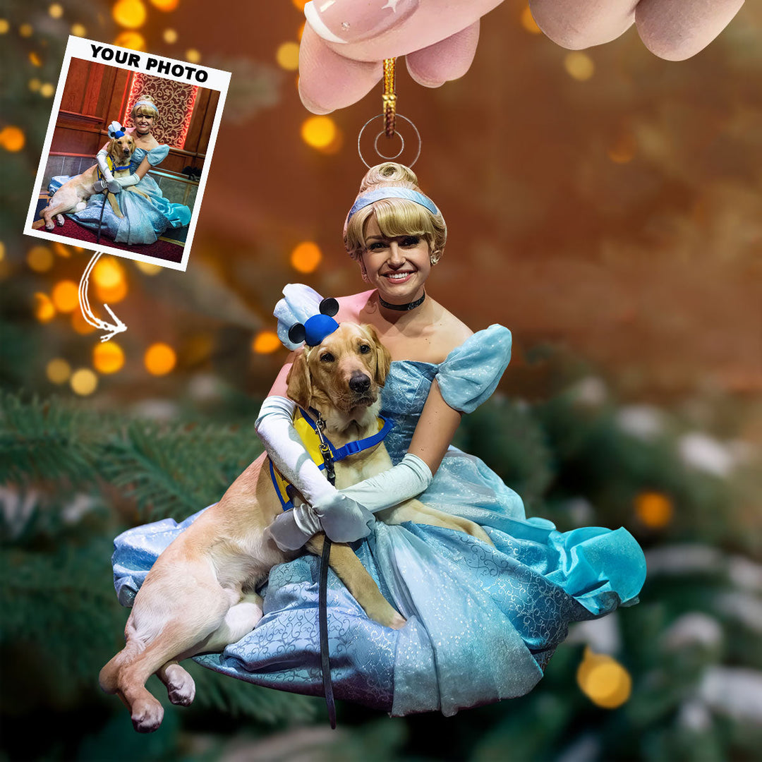 Pawsome Life - Personalized Photo Mica Ornament - Gift For  Dog Lovers, Dog Owners