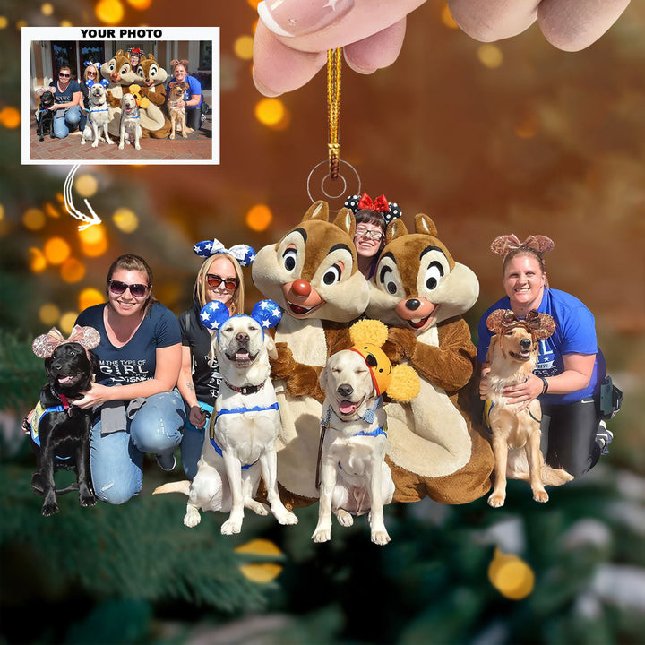 Pet Haven - Personalized Photo Mica Ornament - Gift For  Dog Lovers, Dog Owners