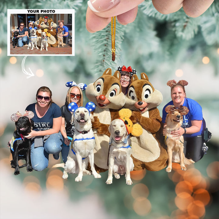 Pet Haven - Personalized Photo Mica Ornament - Gift For  Dog Lovers, Dog Owners