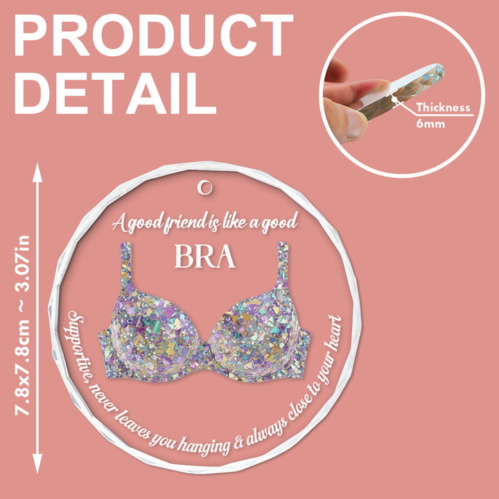 Besties Forever - Circle Glass Ornament - Christmas Gift For Besties, Best Friend NCU0NL221