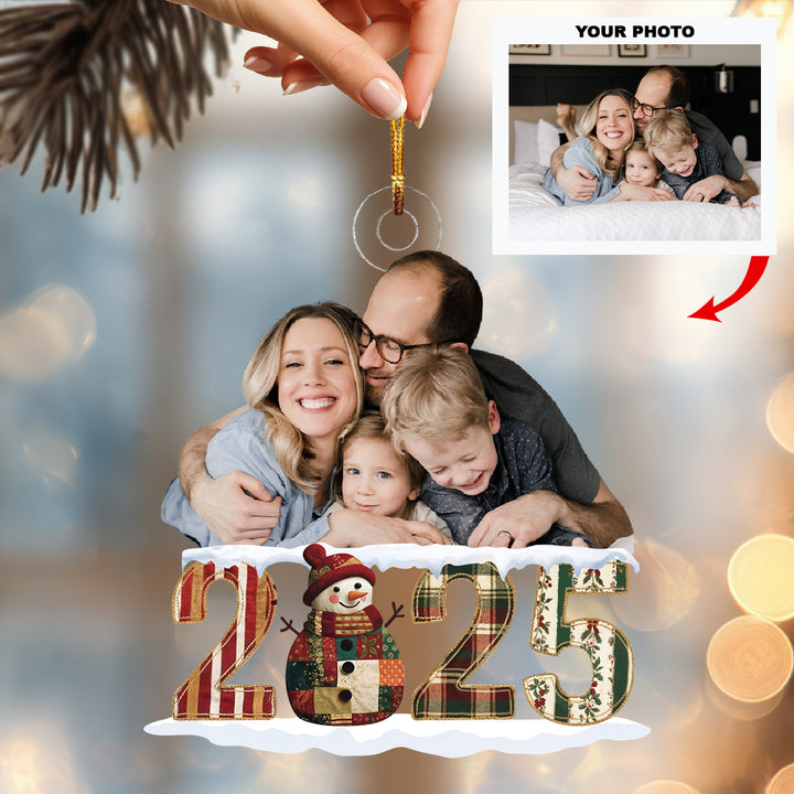 Every Moment Counts - Customized Photo Ornament - Christmas Gift For Family Members UPL0LDH004