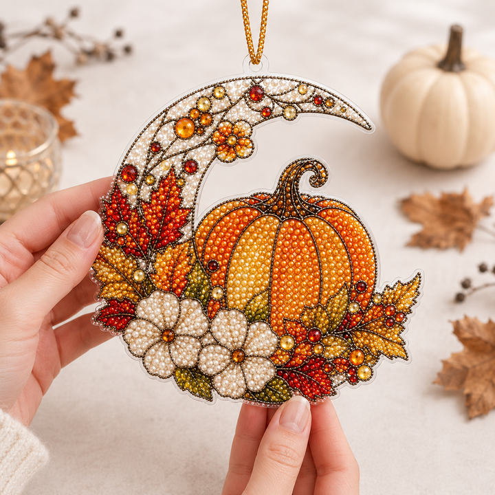Pumpkin Mica Ornament NCUTH0012