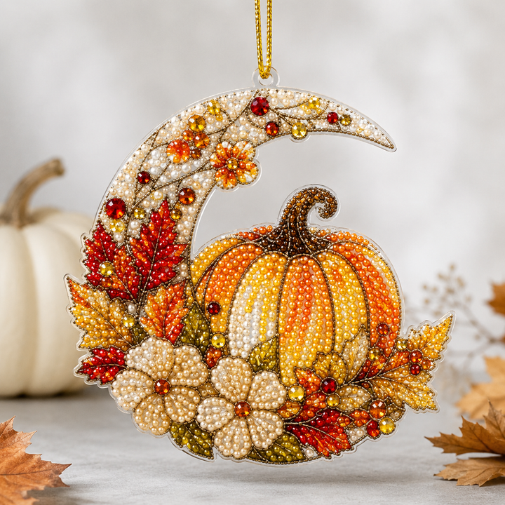Pumpkin Mica Ornament NCUTH0012