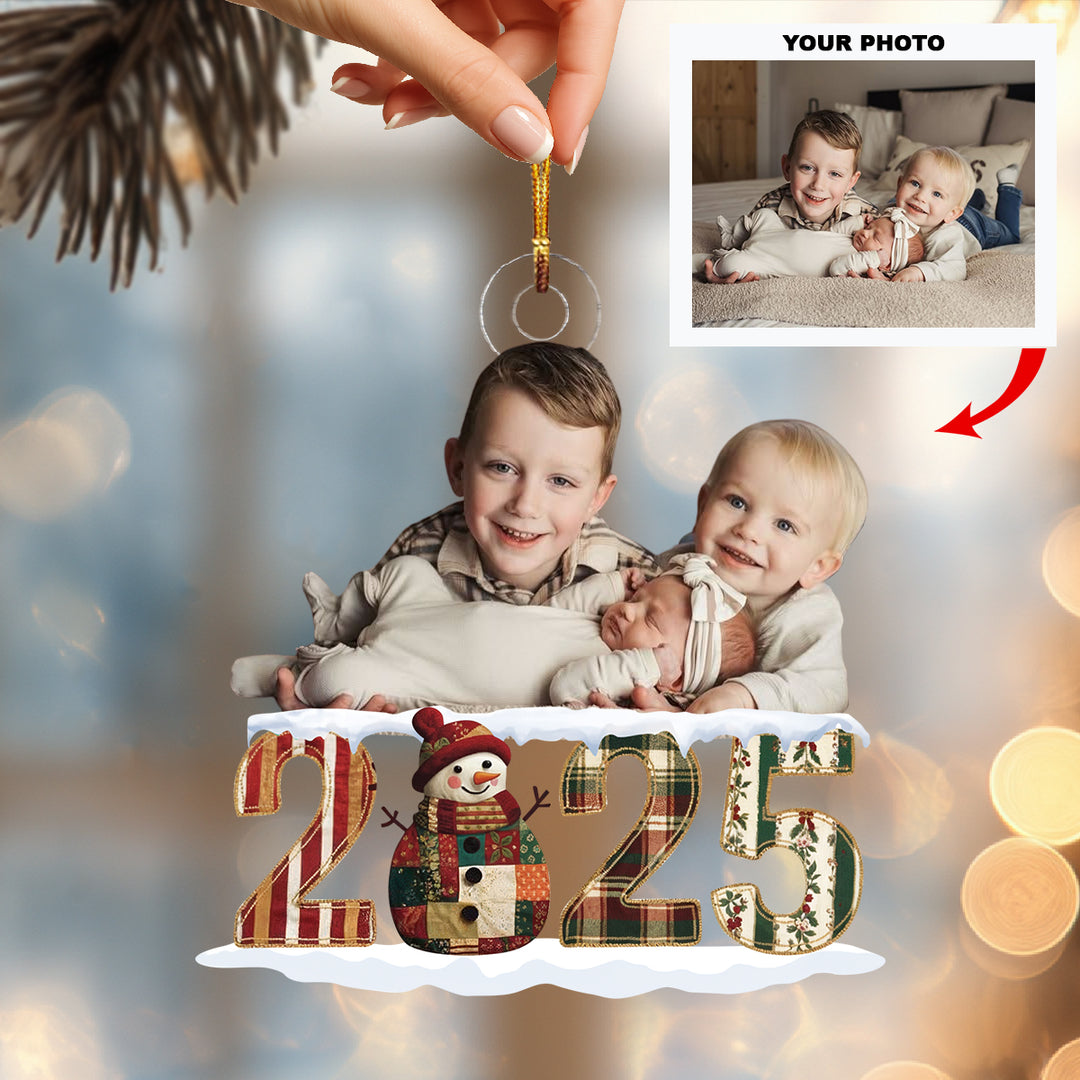 Every Moment Counts - Customized Photo Ornament - Christmas Gift For Family Members UPL0LDH004