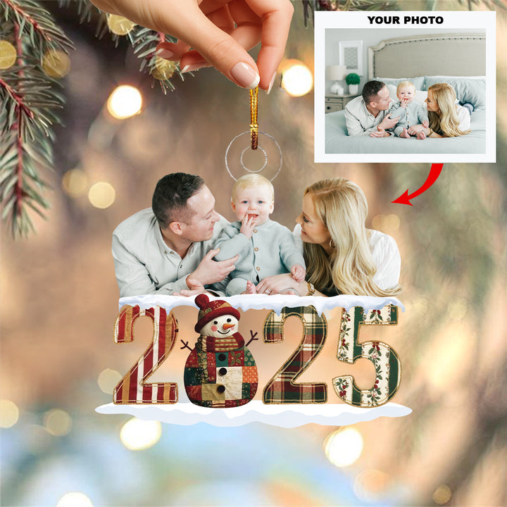 Every Moment Counts - Customized Photo Ornament - Christmas Gift For Family Members UPL0LDH004