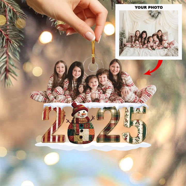 Every Moment Counts - Customized Photo Ornament - Christmas Gift For Family Members UPL0LDH004
