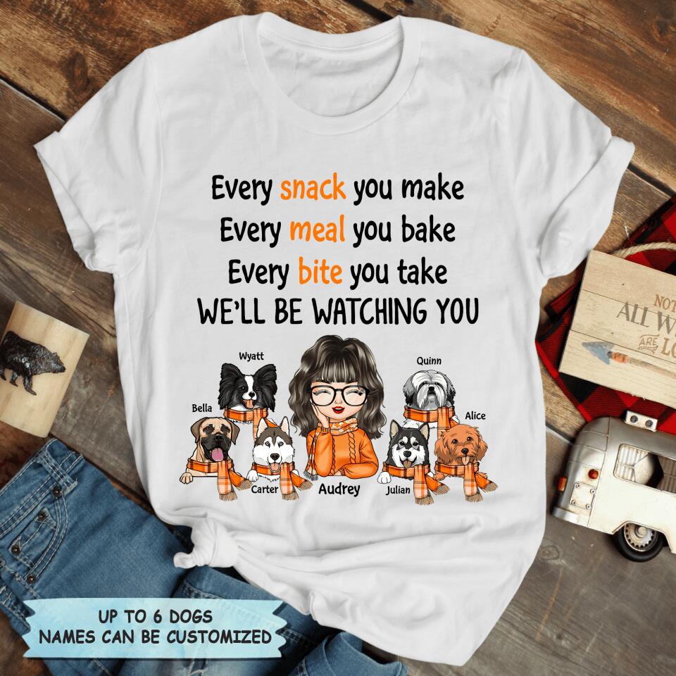Personalized T-shirt - Gift For Dog Lover - I'll Be Watching You