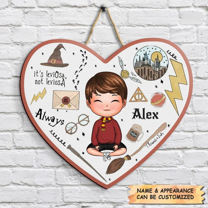 Personalized Door Sign - Gift For Family Member - It's LeviOsa Not LeviosA