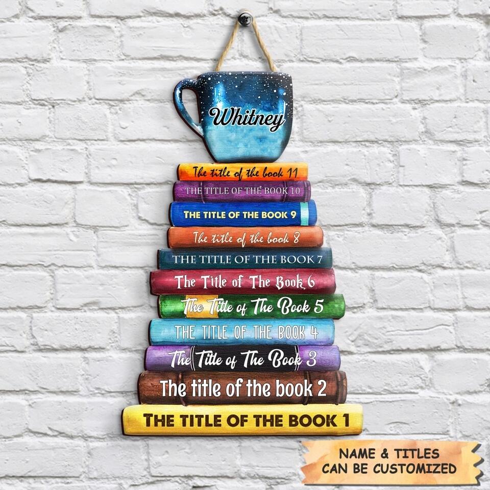 Personalized Door Sign - Gift For Reading Lover - Reading Room