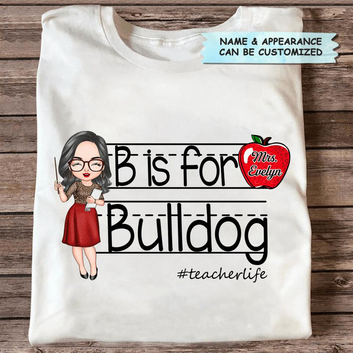 Personalized T-shirt - Gift For Teacher - Teacher Life