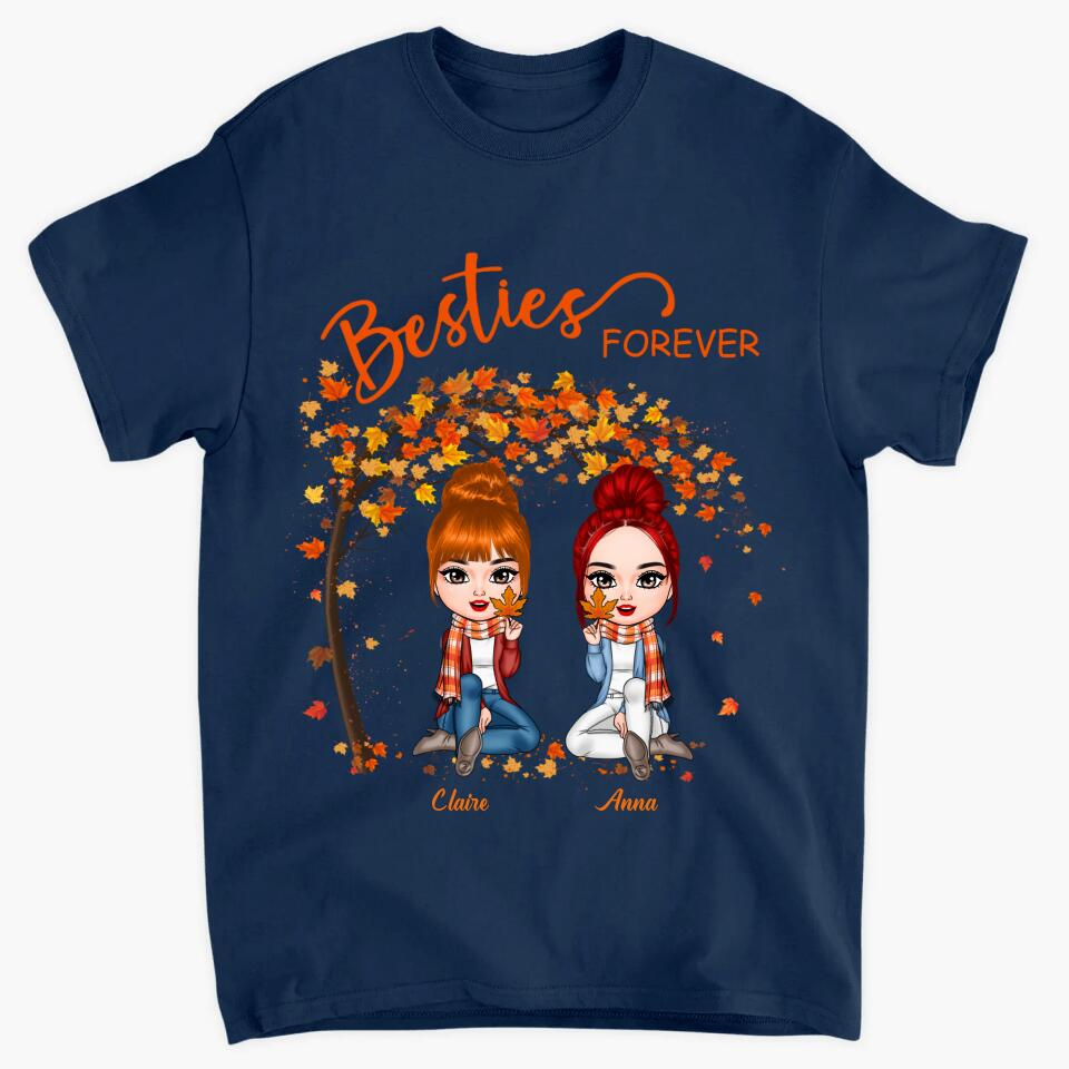 Personalized T-shirt - Gift For Friend - Besties Forever