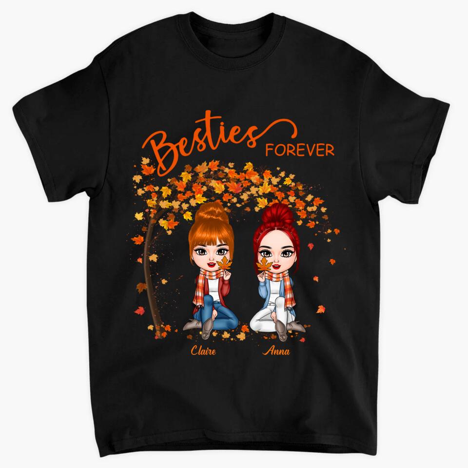 Personalized T-shirt - Gift For Friend - Besties Forever