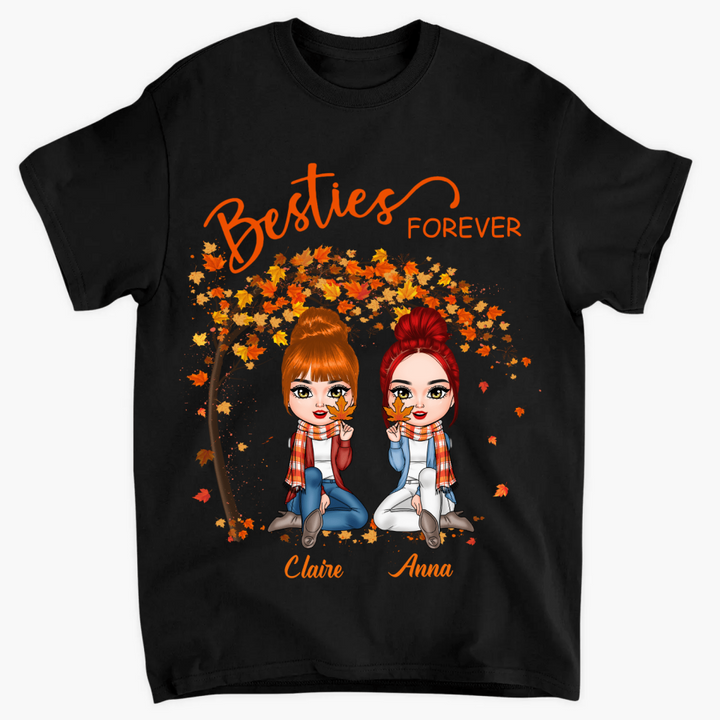 Personalized T-shirt - Gift For Friend - Besties Forever