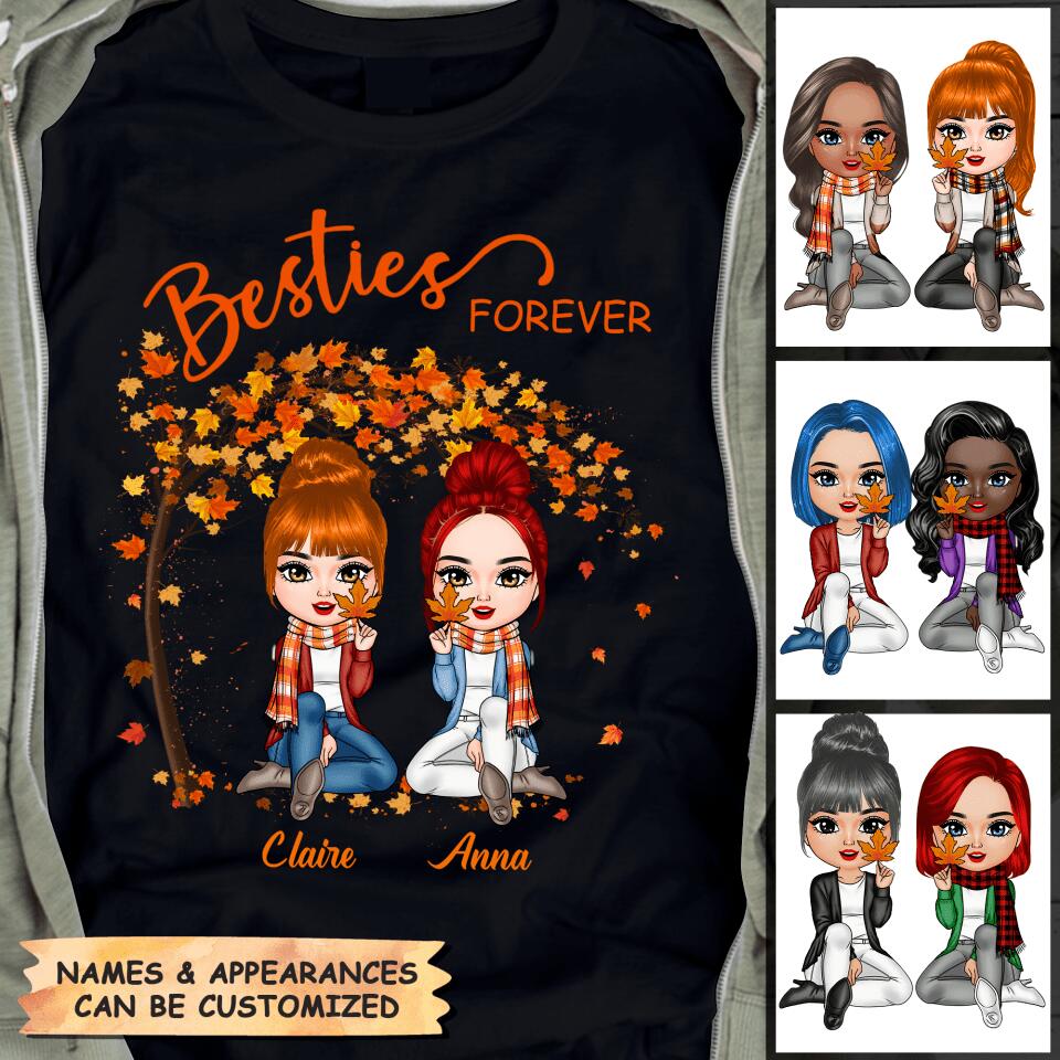 Personalized T-shirt - Gift For Friend - Besties Forever