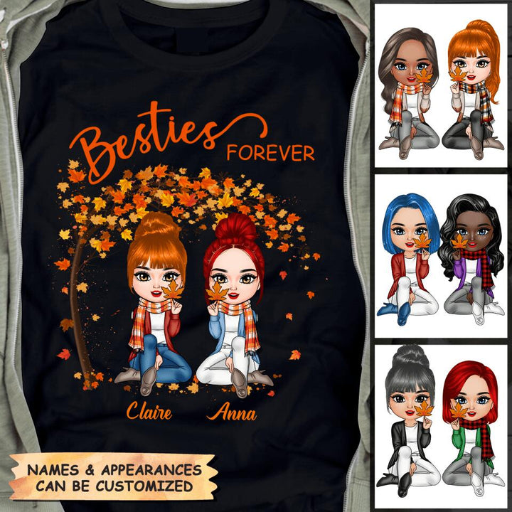Personalized T-shirt - Gift For Friend - Besties Forever