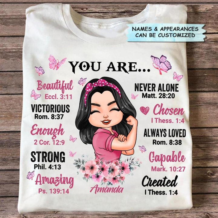 Personalized T-shirt - Gift For BC Fighter - You Are Beautiful