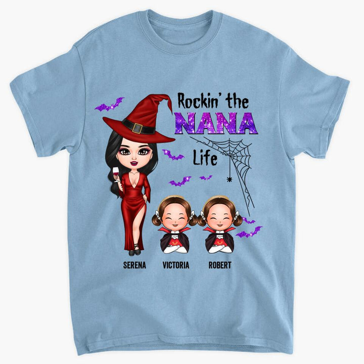 Personalized T-shirt - Gift For Grandma - Rockin' The Nana Life
