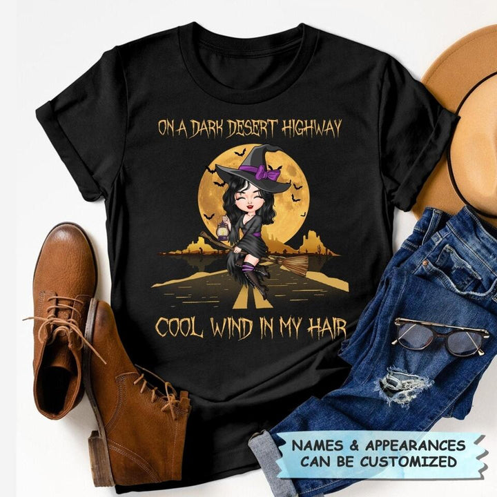 Personalized T-shirt - Gift For Witch - Cool Wind In My Hair