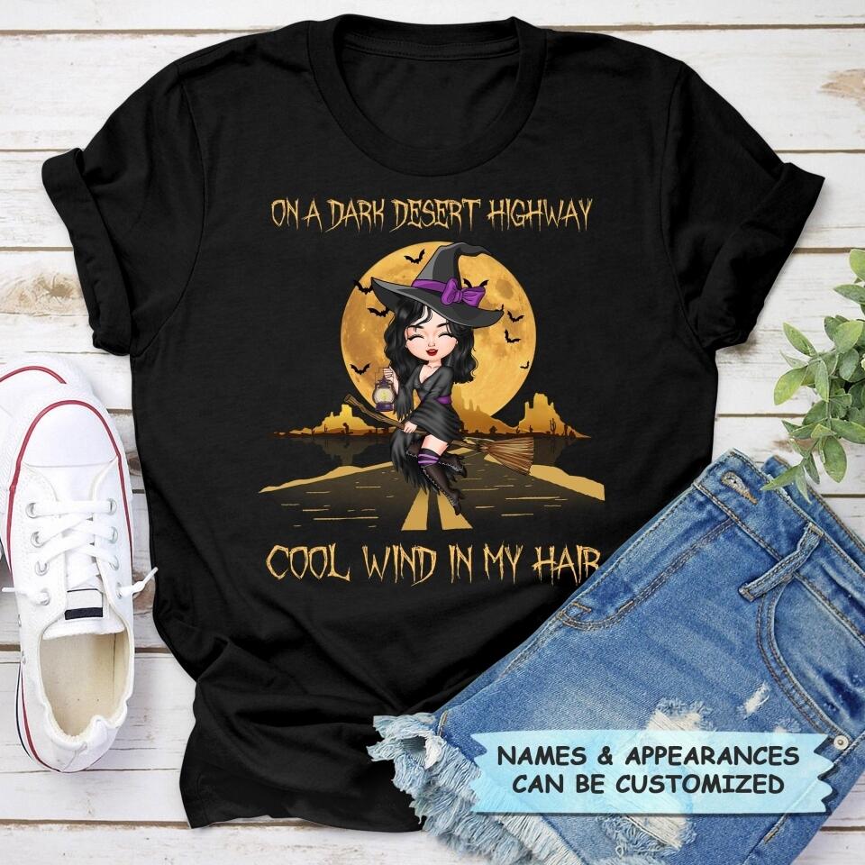 Personalized T-shirt - Gift For Witch - Cool Wind In My Hair
