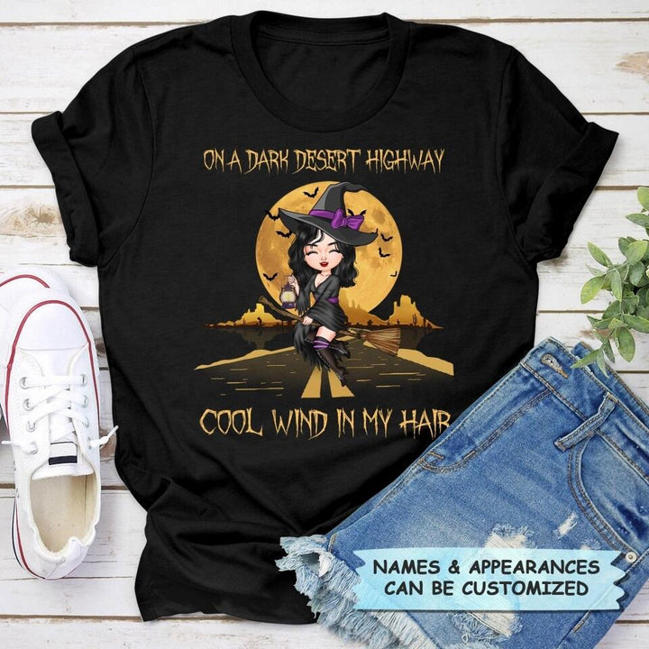 Personalized T-shirt - Gift For Witch - Cool Wind In My Hair