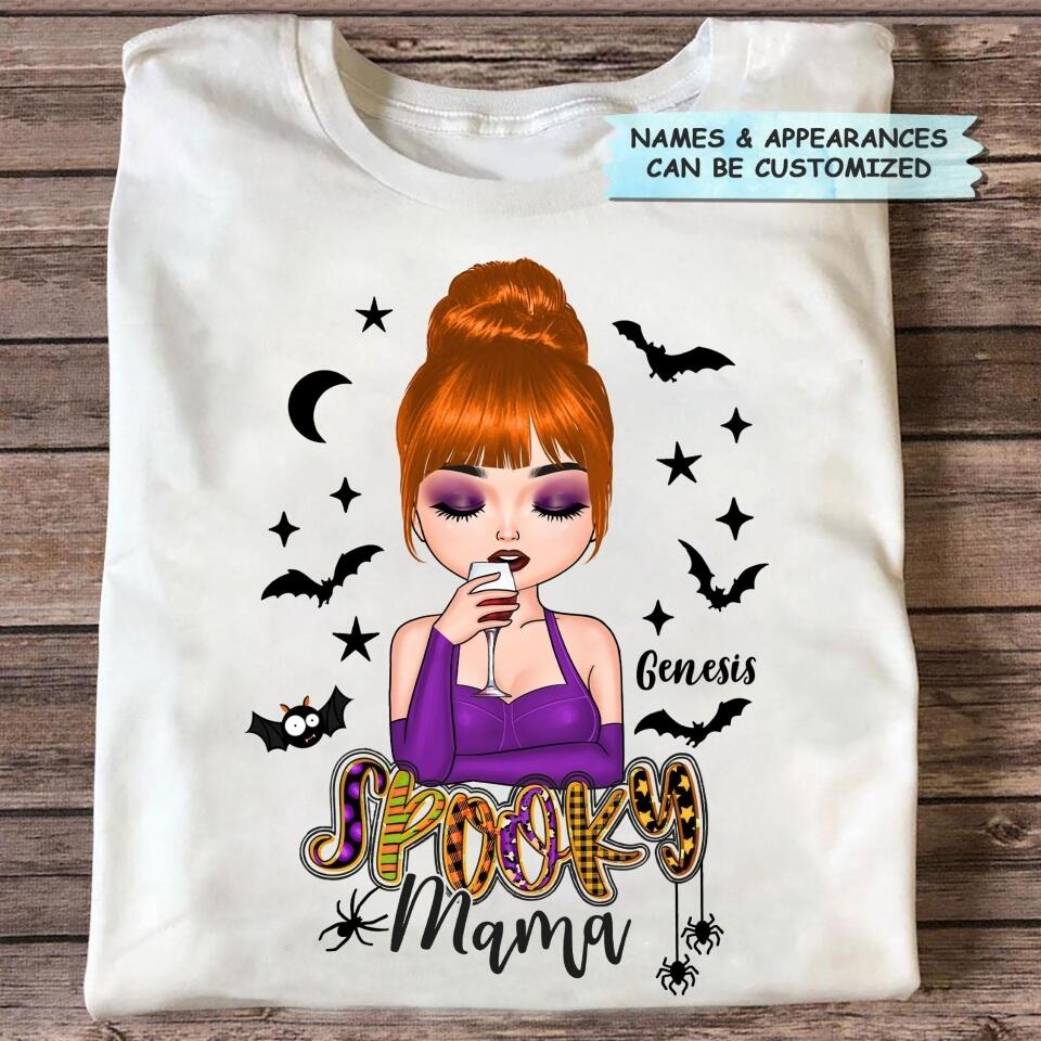 Personalized T-shirt - Gift For Mom - Spooky Mama