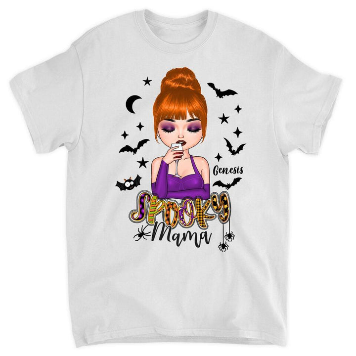 Personalized T-shirt - Gift For Mom - Spooky Mama